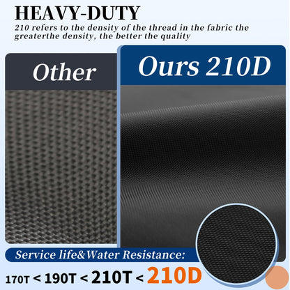 IPSXP Bike Cover, Heavy Duty 210D Oxford Bicycle Covers Waterproof, Snowproof, Dustproof, and UV Protected, Suitable for all Bike Types