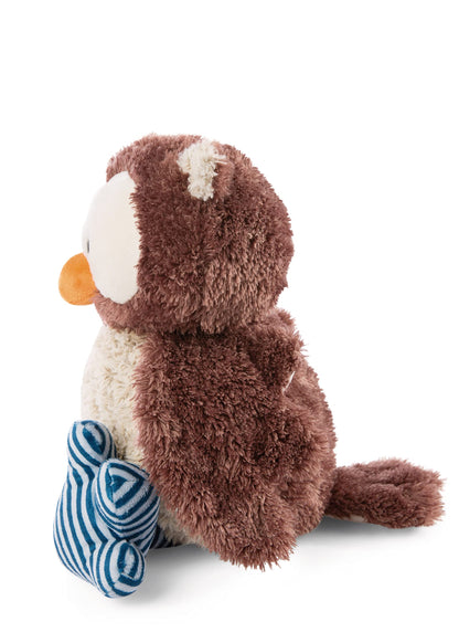 NICI plush toy owl Oscar 50cm with swiveling head