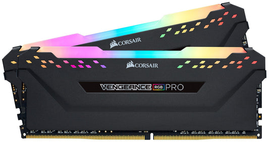 Corsair Vengeance RGB PRO 32GB (2 x 16 GB) DDR4 3600MHz C18, High Performance Desktop Memory Kit (AMD Optimised) - Black