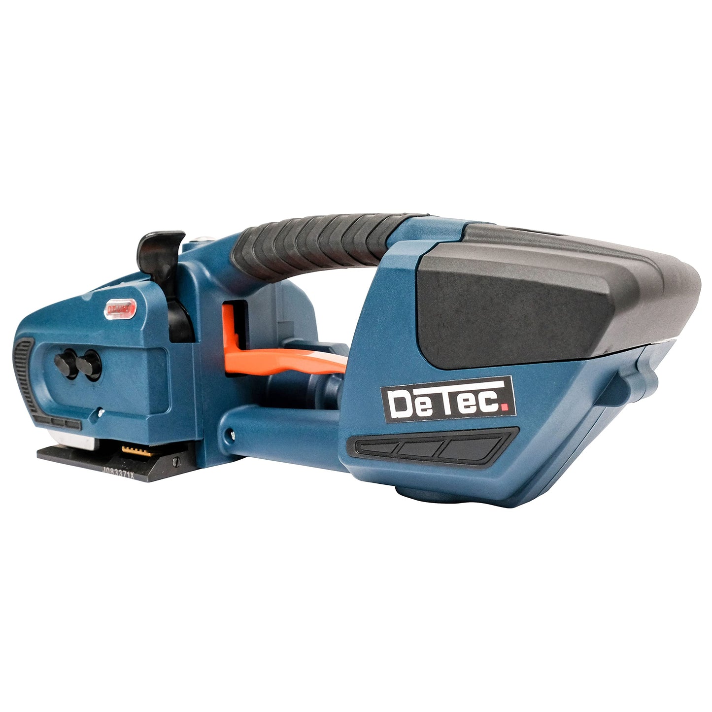 DeTec. DT-UM19 Battery-powered strapping tool for plastic straps (PE and PP) Strapping device Strapping machine Manual strapper Band tensioner Hand tool incl. 2x Li-Ion BATTERY | Strapping tensioner