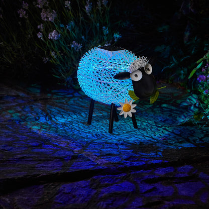 Smart Solar Solar Silhouette Metal Sheep Dolly