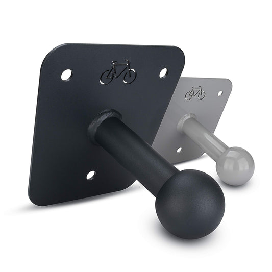 HEYBRO® Universal wall mount for bike racks - includes mounting hardware - optimal and stylish holder for your bike rack - eye-catcher in every garage and basement.