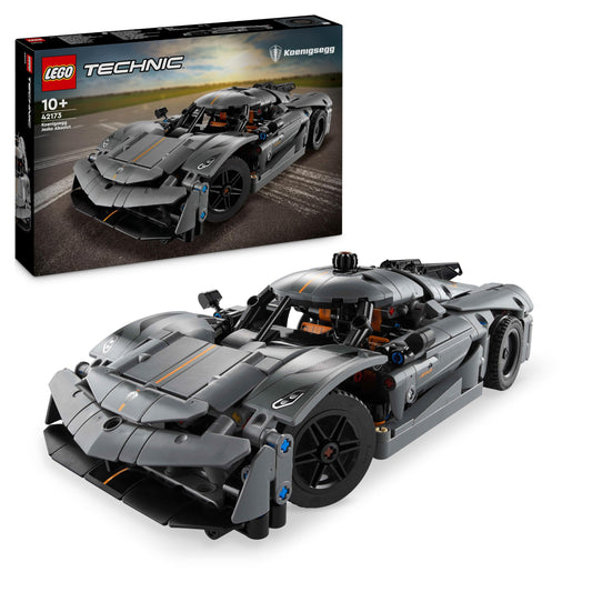 LEGO Technic Koenigsegg Jesko Absolut supercar in gray, building toy for boys and girls, toy car for kids, gift for car fans, decoration for kids' room 42173