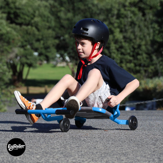 EzyRoller Classic X Kids Go Kart Drift Trike for ages 4-14 | Trike for up to 70 kg | Outdoor 1-seater for kids | Supports up to 70 kg | Pedal-powered vehicle