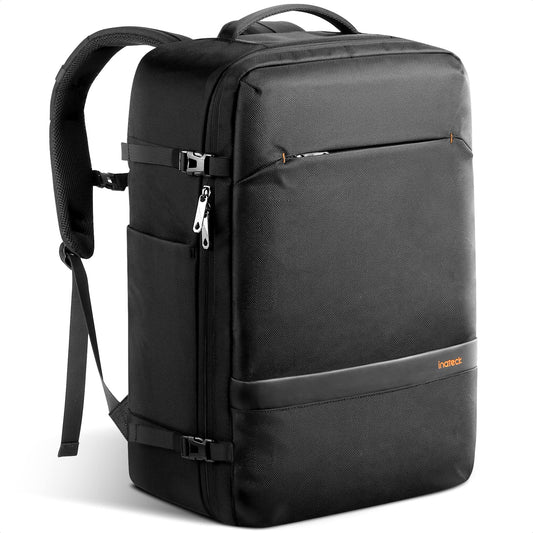 Inateck 42L super large carry-on travel backpack airplane laptop backpack for 15.6 inch notebooks, flight approved cabin backpack for weekend trips.