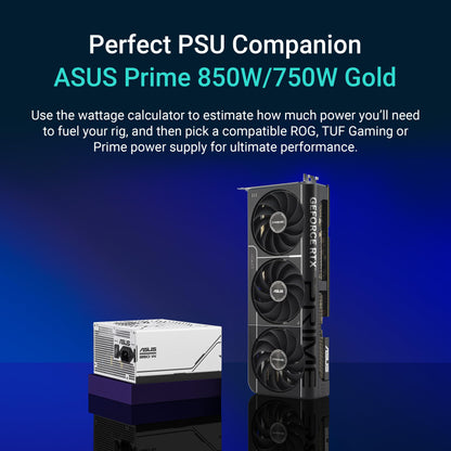 ASUS Prime GeForce RTX 5070 12GB GDDR7 OC Edition Gaming Graphics Card (NVIDIA Blackwell Architecture and DLSS 4, 2.5-Slot Design, SSF, PCIe 5.0, 3X DisplayPort 2.1b, 1x HDMI 2.1b, PRIME-RTX5070-O12G)