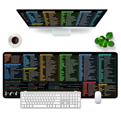 Excel mouse pad German, mouse pad Large 80x30x0.3cm Gaming mouse pad XL desk pad Large mouse pad Office accessories Desk pad (German)