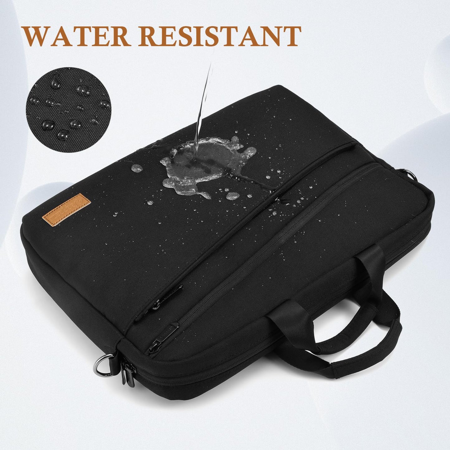bagasin Laptop bag Laptop briefcase Fits up to 15 15.6 16 inch laptop Expandable Waterproof Shoulder bag Messenger bag Carrying bag Notebook bag PC Computer bag