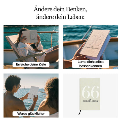 Modern Frame Of Mind 66-Questions Journal - The Original | Featuring 66 reflection exercises for increased self-confidence, clarity, and inner strength.