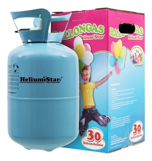 HeliumStar Helium Disposable Cylinder - 200 Liters - up to 30 balloons - Helium Tank Balloon Gas Birthday Wedding Party