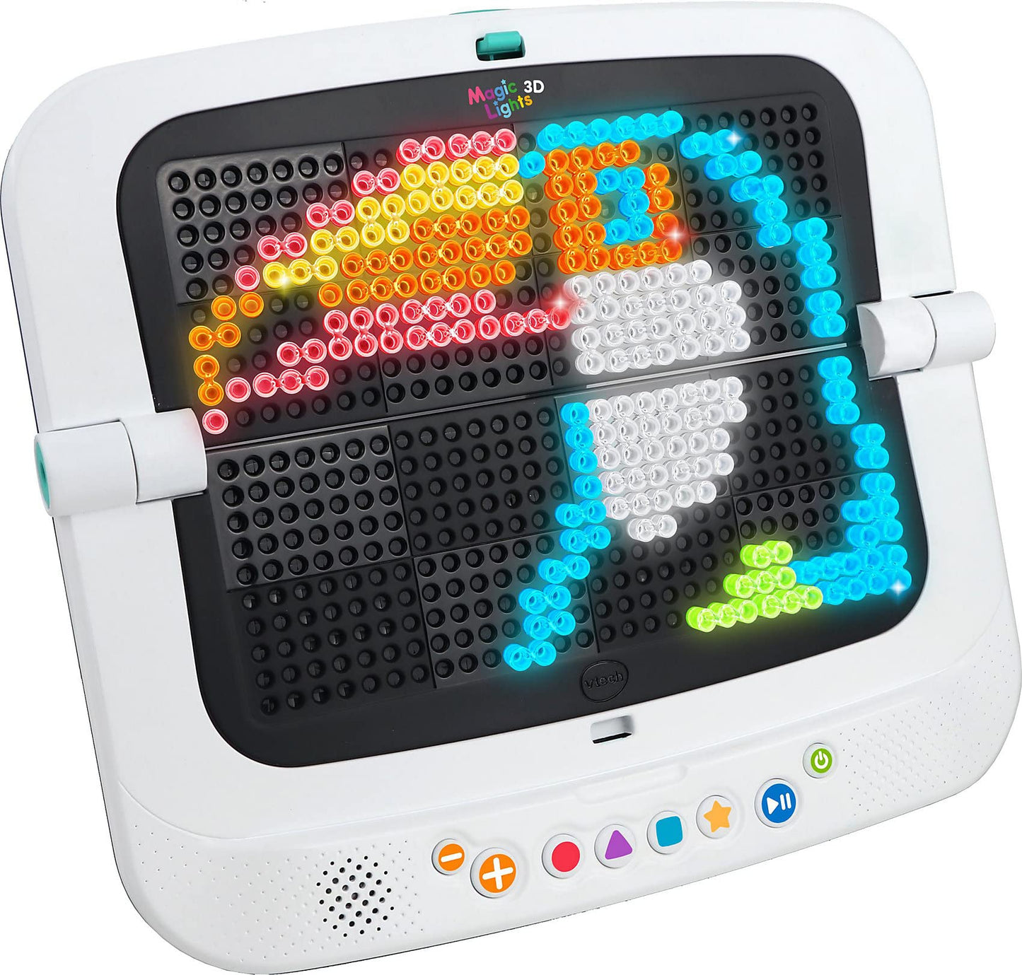 VTech Magic Lights 3D - Illuminated plug-in game with sounds, melodies, and animations - For children ages 4-12.