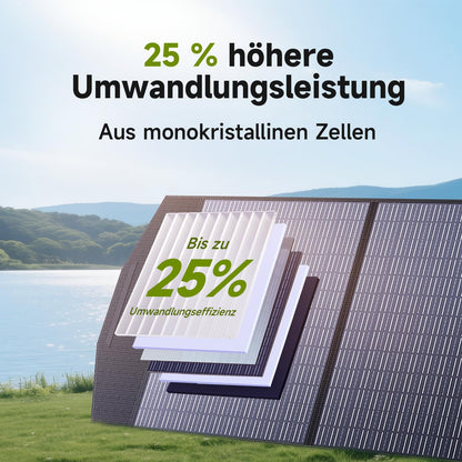 ALLPOWERS 200W Foldable Solar Panel, Monocrystalline Solar Modules, IP67 Waterproof & Durable Solar Charger for Power Station Solar Generator Photovoltaic Module Solar System Camping RV