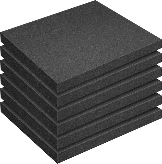 6 pieces of foam cut to size - 400x300x40mm - foam inlay for protective cases - tool cases camera cases - foam for self-cutting - tool foam