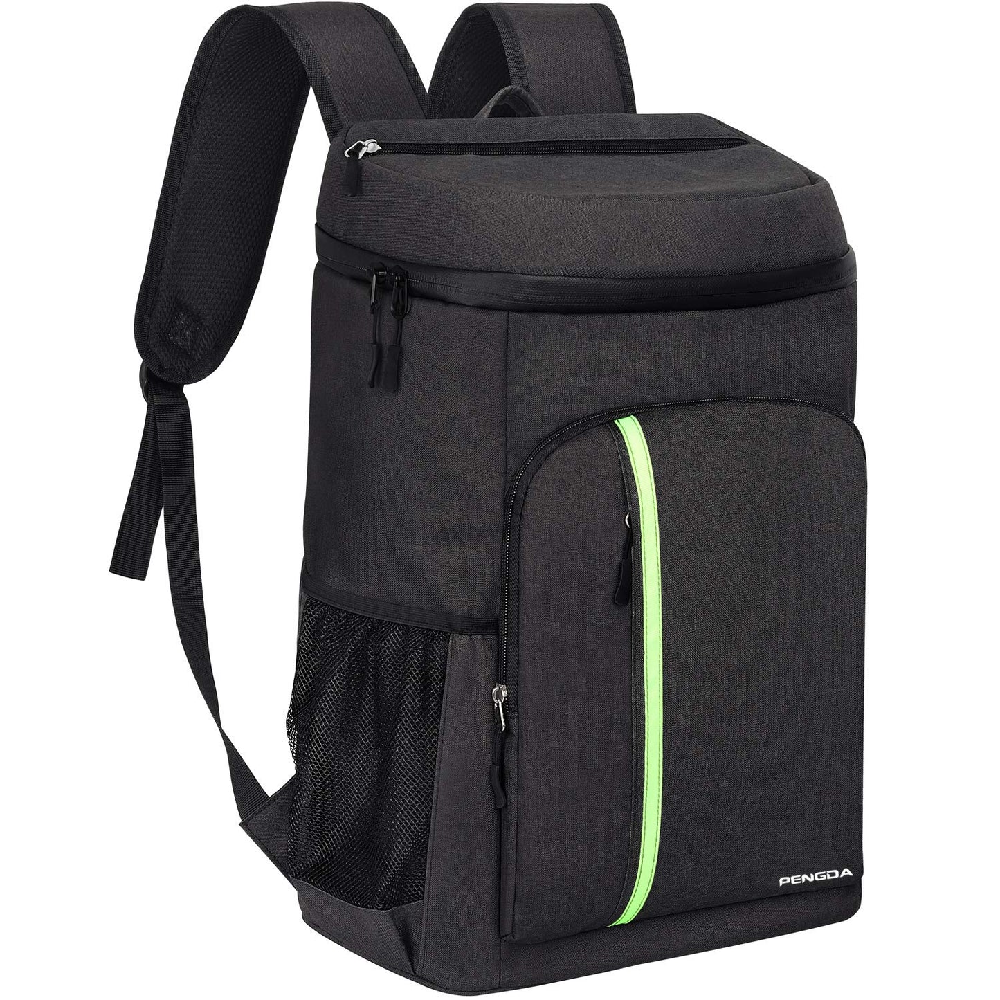 PENGDA Cooler Backpack Large - 30L Cooler Backpack Insulated Picnic Bag Waterproof Ultralight Picnic Backpack Men Women Cooler Bag for Camping, BBQ, Hiking, Picnic (Black)
