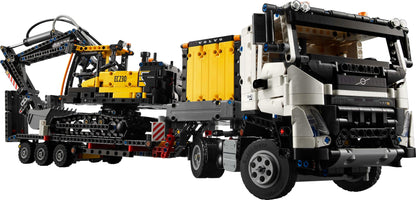 LEGO Technic Volvo FMX truck with EC230 Electric Crawler Excavator, kids toy, gift set for boys and girls aged 10+, construction vehicles toy, excavator toy set 42175