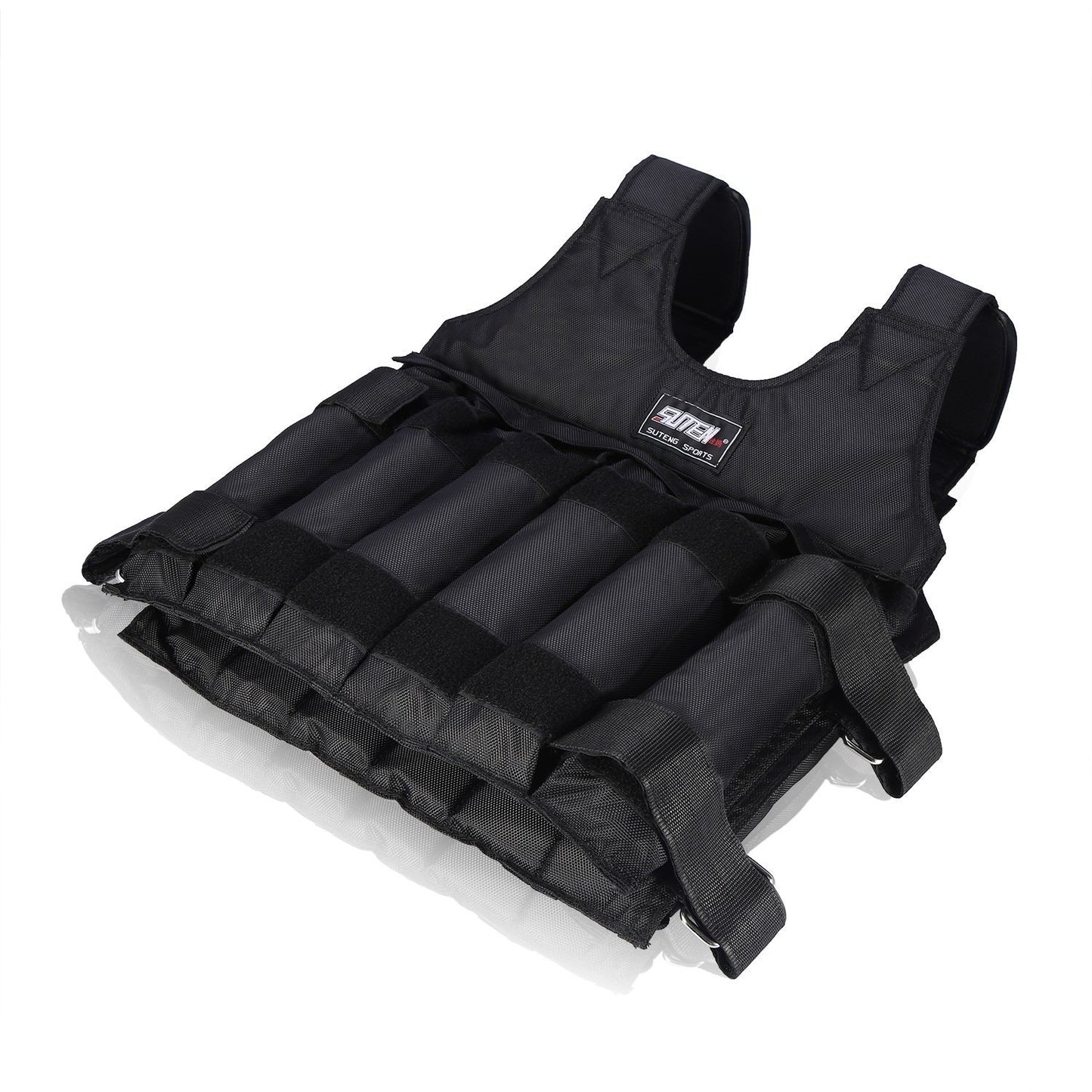 Adjustable weight vest for comfortable strength training. Suitable for men and women for jogging or running with a weight capacity of up to 50KG. Training fitness sports jacket.