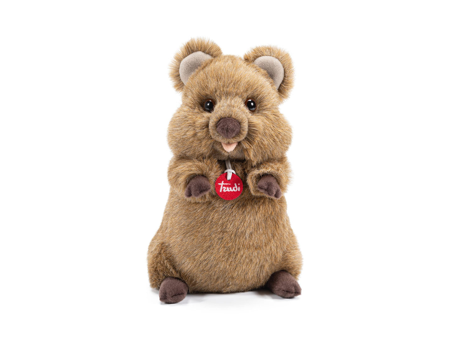 Trudi Quokka Arturo Quokka Plush Mascot, Christmas and Birthday Gift. | 18x30x18cm Size M | Exotic Tropical Animals | Model 27145
