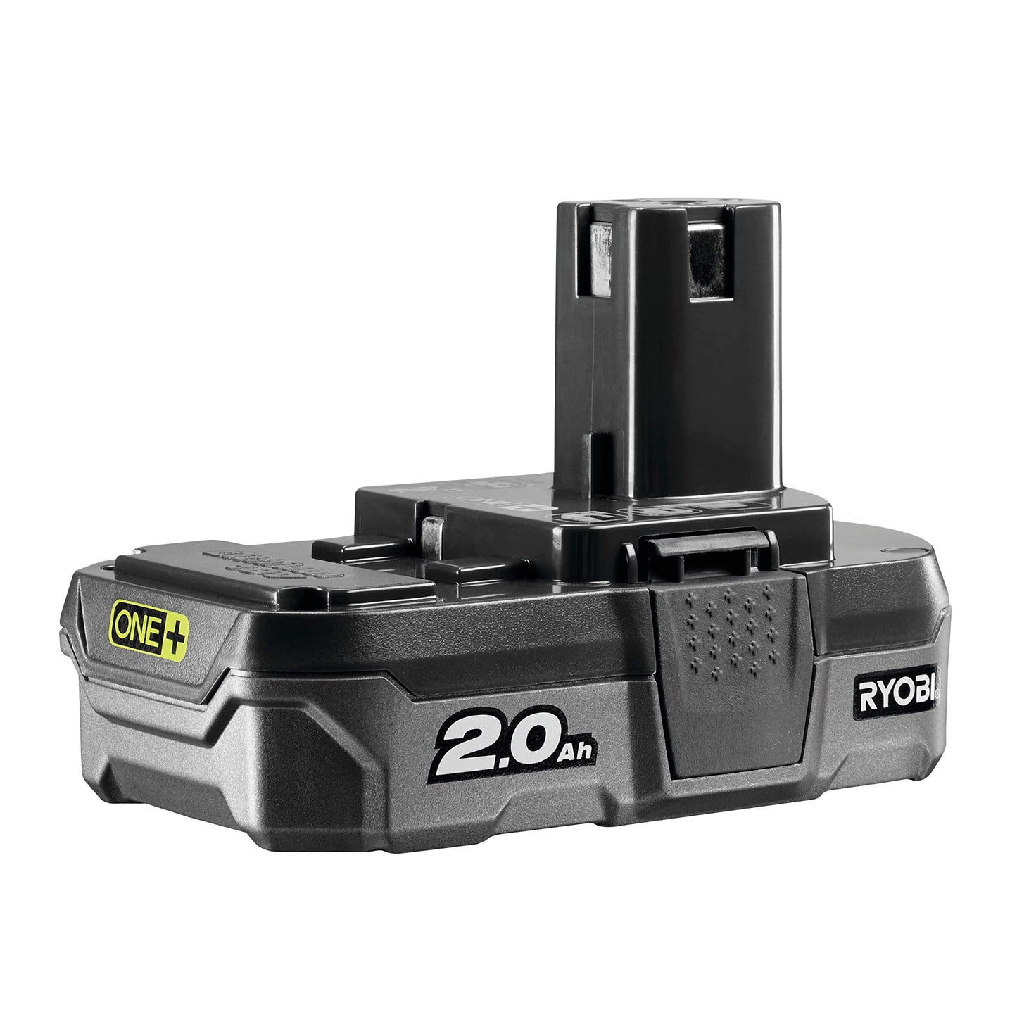 RYOBI 18V ONE+ 2.0 Ah Lithium+ Battery RB18L20 (Compatible with all RYOBI 18V ONE+ devices, IntelliCell™ battery technology with individual cell monitoring, overload protection)