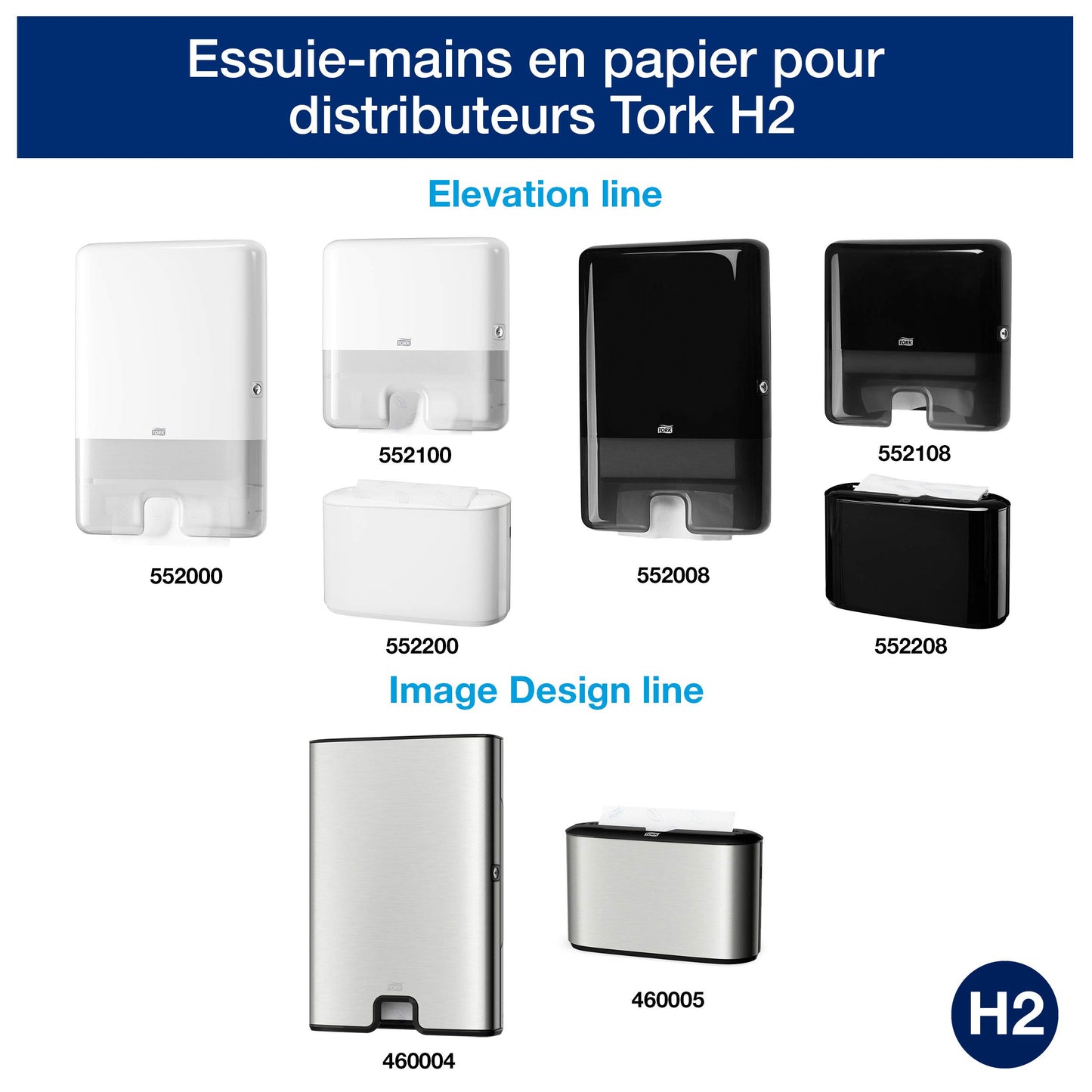 Tork Xpress extra soft Multifold Paper Towels 600297 white, 21 x 100 sheets & Xpress Tabletop Dispenser for Multifold Paper Towels 552200, Elevation Design - white