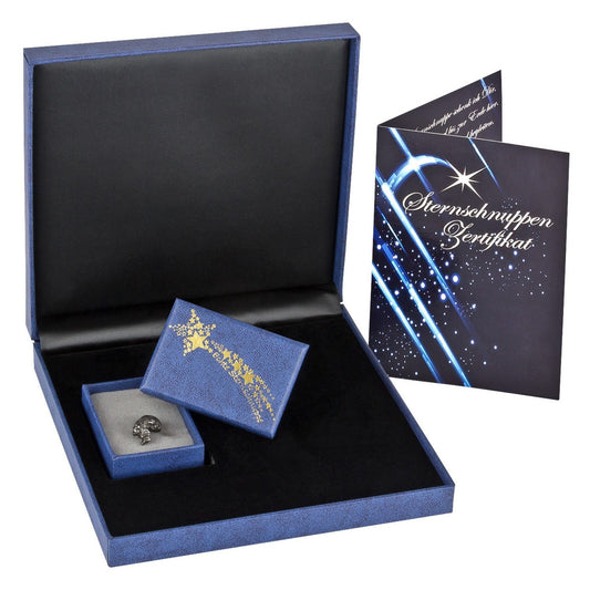 MaMeMi gift set with REAL SHOOTING STAR - METEORITE including AUTHENTICITY CERTIFICATE - Romantic gift for birth, communion, CONFIRMATION, CEREMONY, baptism, wedding