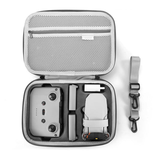 Uvafly Mini 4K Bag, portable storage bag, compact travel bag for DJI Mini 2 SE drone and controller accessories with carrying strap and propeller mounts