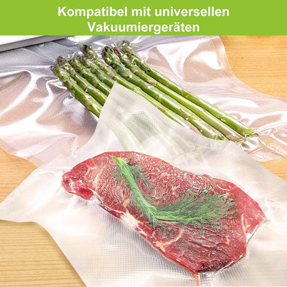 Bonsenkitchen Vacuum Sealer Bags 150 Bags - 15x25 cm (50)+20x30 cm (50)+ 28x40 cm (50), professional grade bags for all vacuum sealers, food vacuum bags, BPA-free, VB3215