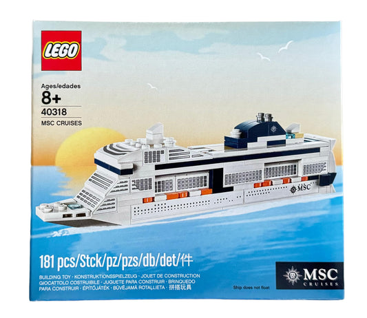 LEGO System Item 40318 MSC Cruises Limited Edition Cruise Ship