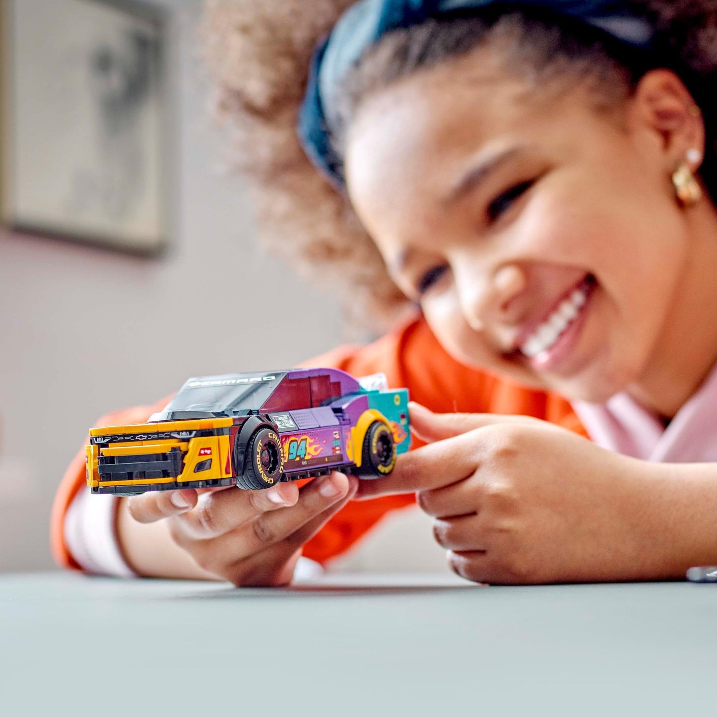 LEGO Speed Champions NASCAR Next Gen Chevrolet Camaro ZL1 toy car; Build and play set with race car; Gift for boys and girls aged 9 and up 76935