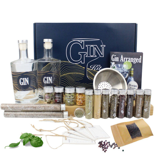 L&G® Gin set - spice and accessory set for personalized creations, ideal unique gift for Christmas, birthday or Valentine's Day, unparalleled DIY tasting experience.