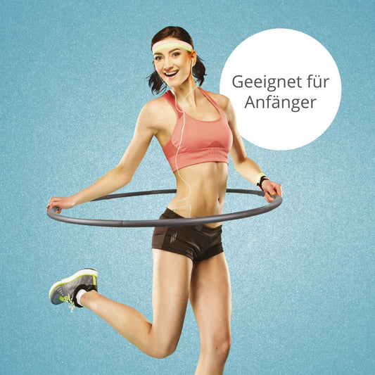 Mosswell Hula Hoop Fitness Ring - 1.2kg Gymnastics Hoop for Adults - Beginner-Friendly, includes Bag & Instructions