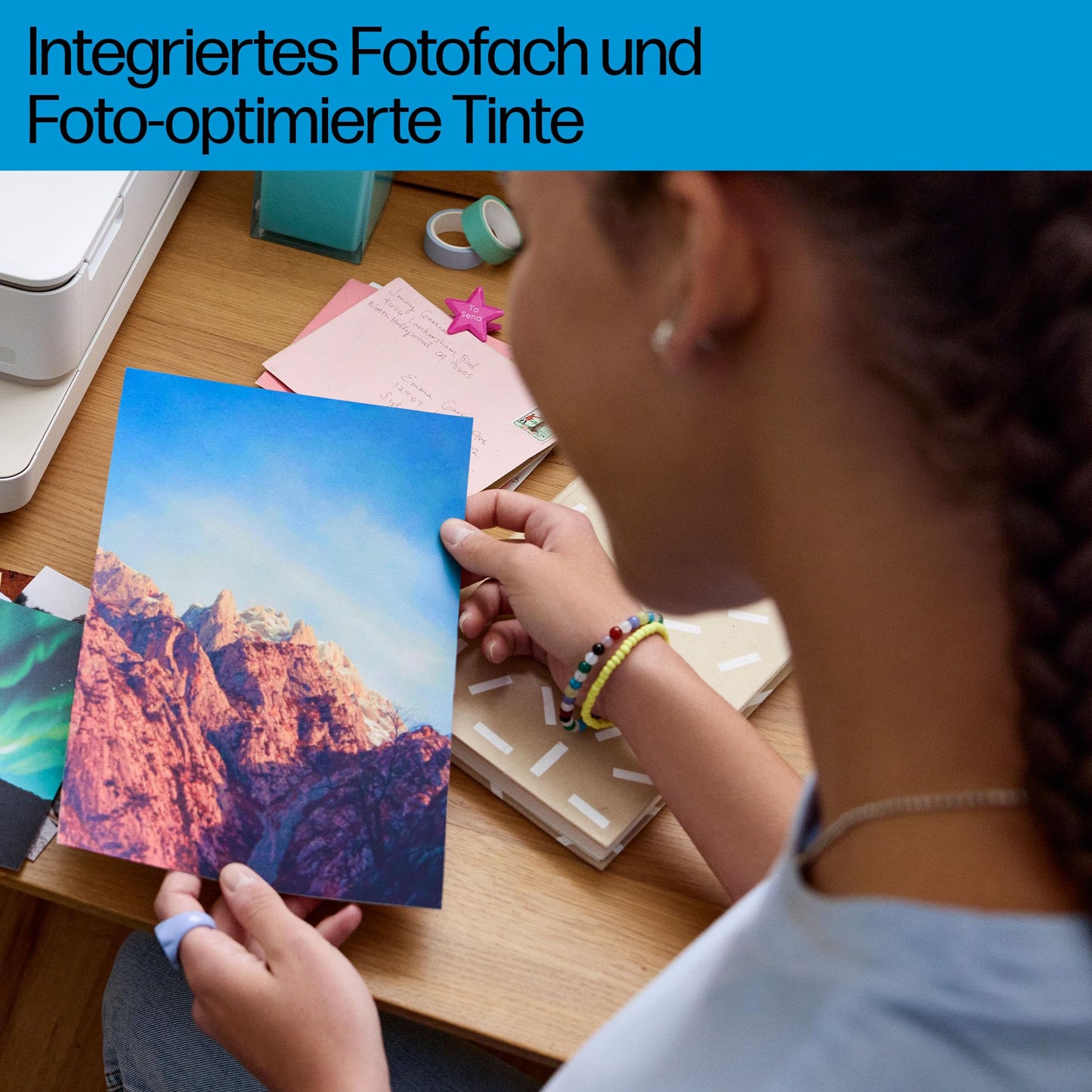 HP Envy Inspire 7220e All-in-One printer, inkjet printer, 3 months free printing with HP Instant Ink included, HP+, Print, Scan, Copy, Photo printing, A4, WiFi, Airprint