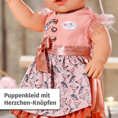 BABY born Dirndl, doll dress for 43cm dolls, 836828 Zapf Creation, Pink