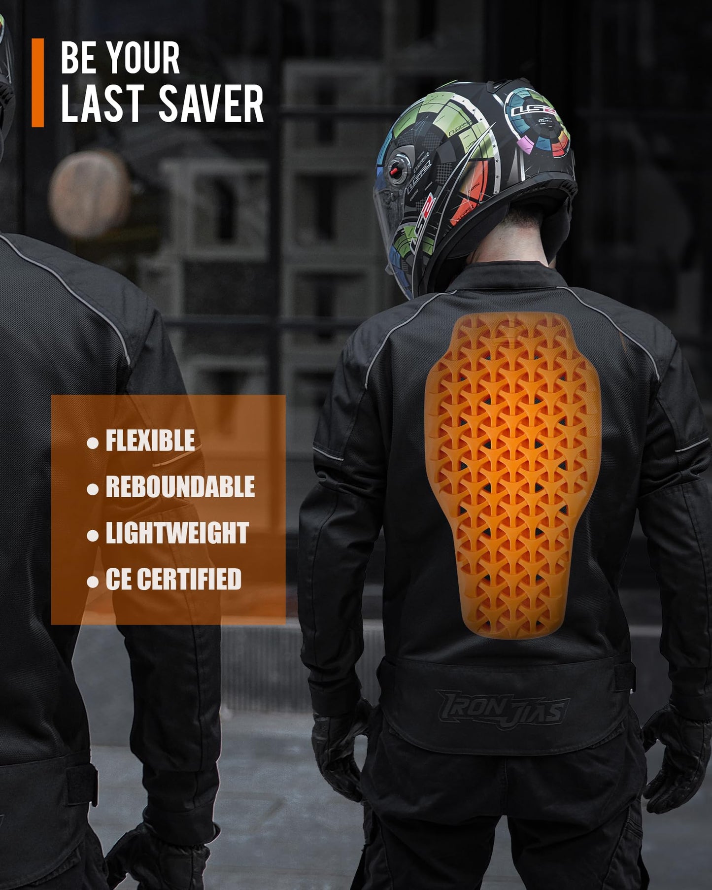 Shoulder elbow protectors back protectors 5 in 1 protective gear set for adults for motorcycle motocross bike