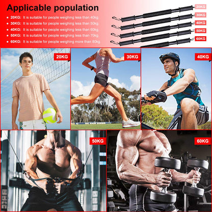 DOBEN Professional King Feather Bending Bar for strength training Fitness Bending Bar 20kg, 30kg, 40kg, 50kg, 60kg, Armtrainer Device