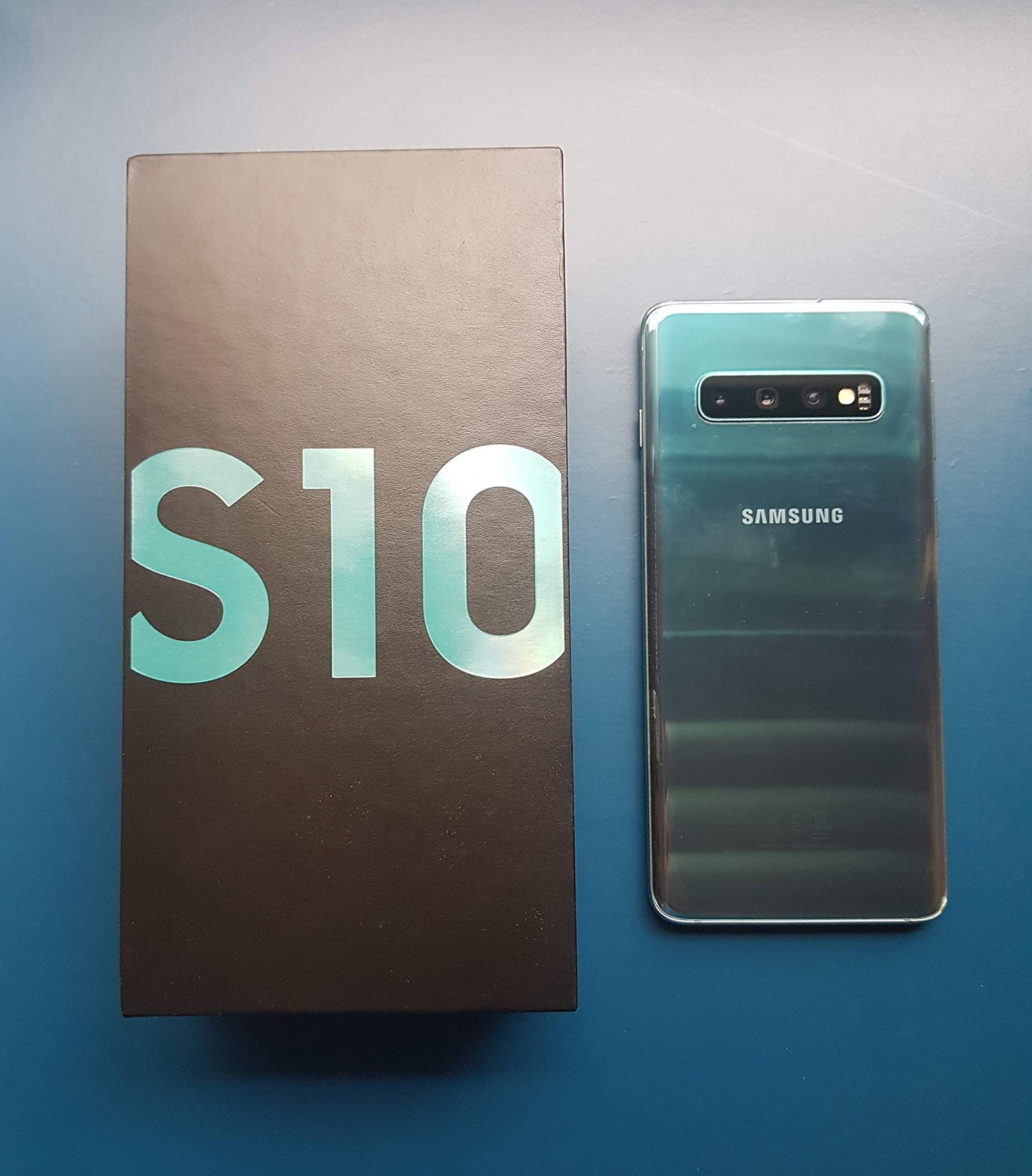 Samsung Galaxy S10 Smartphone (6.1 inch, 128GB storage, 8GB RAM, Prism Green) - [Standard] German Version