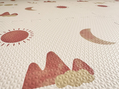 LITTLE LEMON - Stylish Play Mat Moon | Extra Large Puzzle Mat 180x120 cm | XL Pieces 62 cm | BPA and Toxin-Free Baby Crawling Mat