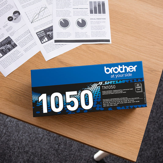 Brother Toner TN-1050 TN1050 Original Black 1000 Pages Standard Yield
