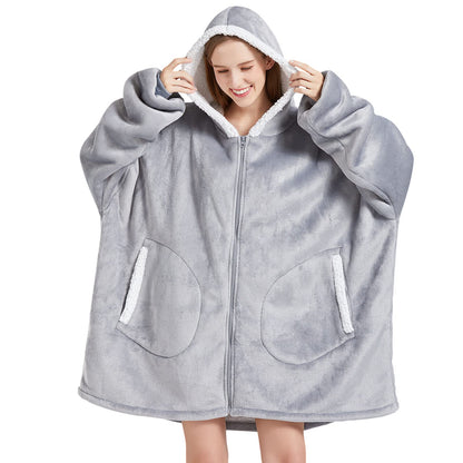 Toes Home Hoodie Blanket for Women Oversized, Warm Cozy Blanket Hoodie, Soft Sherpa Hooded Blanket Sweatshirt, Pullover Blanket Pajamas