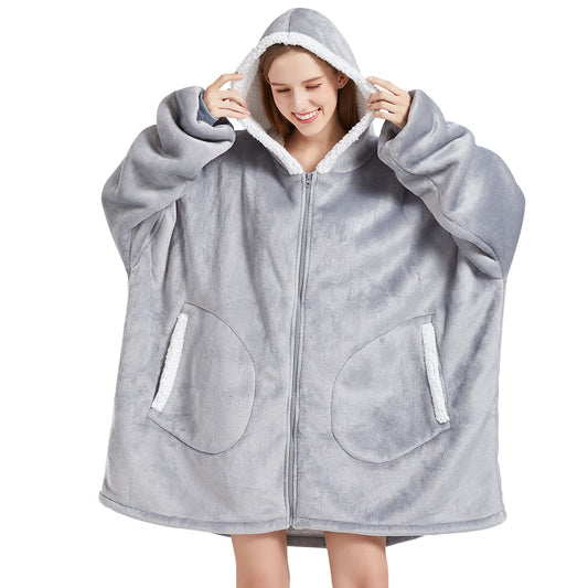 Toes Home Hoodie Blanket for Women Oversized, Warm Cozy Blanket Hoodie, Soft Sherpa Hooded Blanket Sweatshirt, Pullover Blanket Pajamas