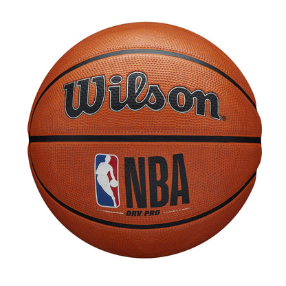 Wilson Basketball NBA DRV PRO, Outdoor, Tackskin Rubber, Size: 6, Brown