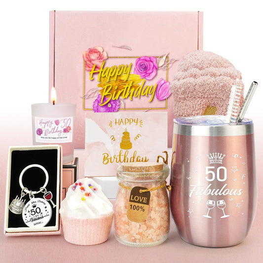 Epessa 50. Gifts for women, Birthday gift for women, Funny gift set for women, 50th Birthday gift set, Birthday gift for mother aunt neighbor teacher colleague