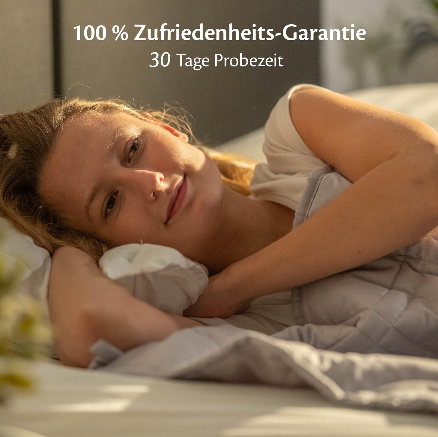 Ella Weighted Blanket 150x200 7kg - Anti Stress Therapy Blanket - Heavy blanket made of 100% cotton - Bed cover for deep sleep and better recovery - Weighted Blanket - For men & women weighing 55-85kg.