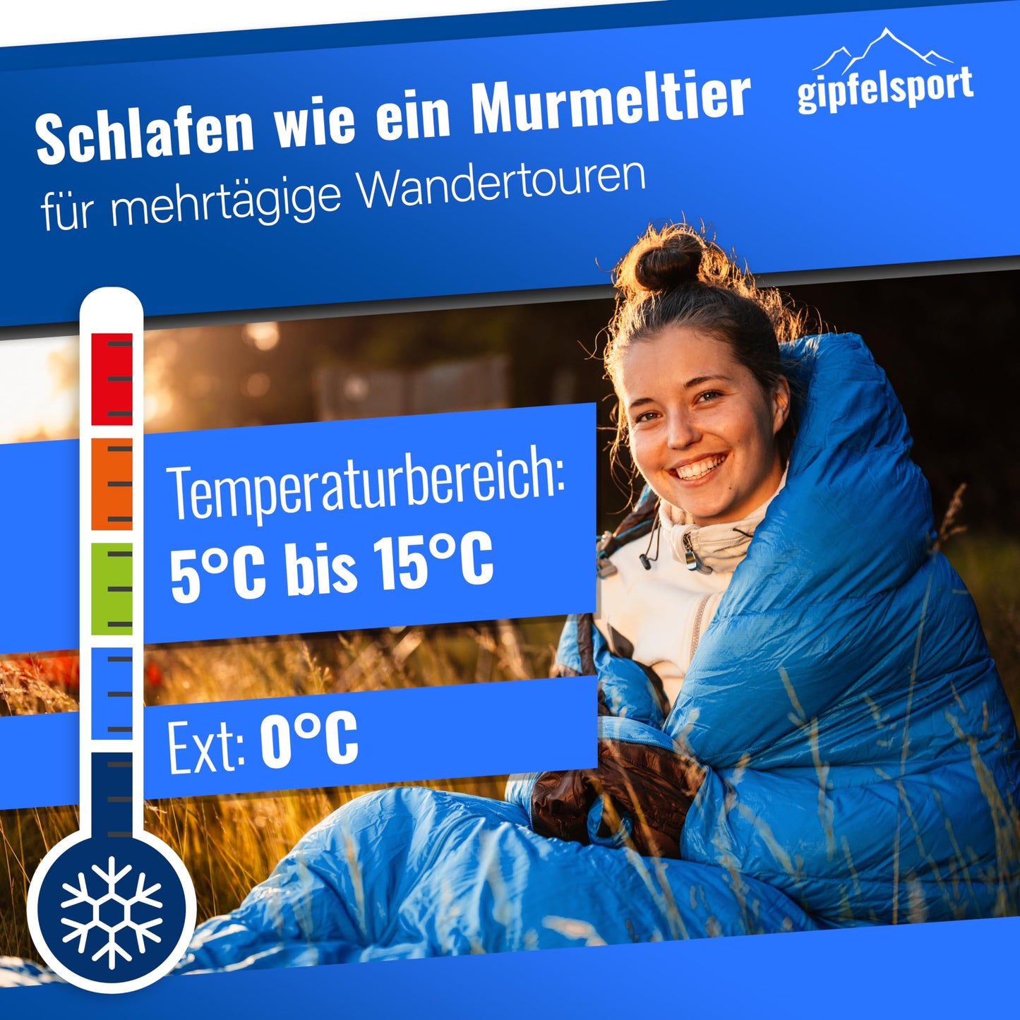 Summit Sport Ultralight Sleeping Bag 3 Seasons [32°F, 50°F] Ultralight Sleeping Bag [950g] Ultralight Mummy Bag for Summer [100GSM] Trekking Summer Bag for Camping