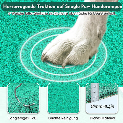 170cm dog ramp, foldable dog ramp for cars with non-slip carpet surface, dog stairs for SUVs, trucks & outdoor stairs, portable & durable dog ramp for large dogs up to 110kg.