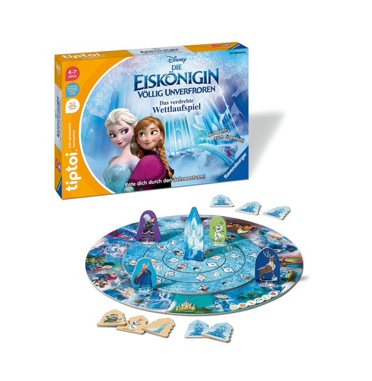 Ravensburger tiptoi Game 00116 - Disney Frozen - A Twisted Race Game - A magical quiz game for ages 4 and up.
