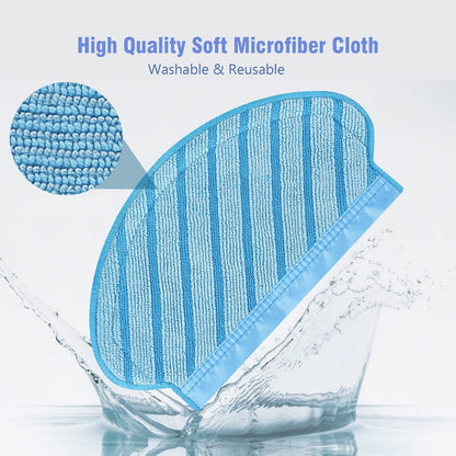 KGC 20 pieces replacement accessories for Ecovacs Deebot OZMO 950 920 vacuum robot, Yeedi 2 Hybrid robot vacuum, 1 main brush + 4 filters + 8 side brushes + 6 cleaning cloths + 1 cleaning brush