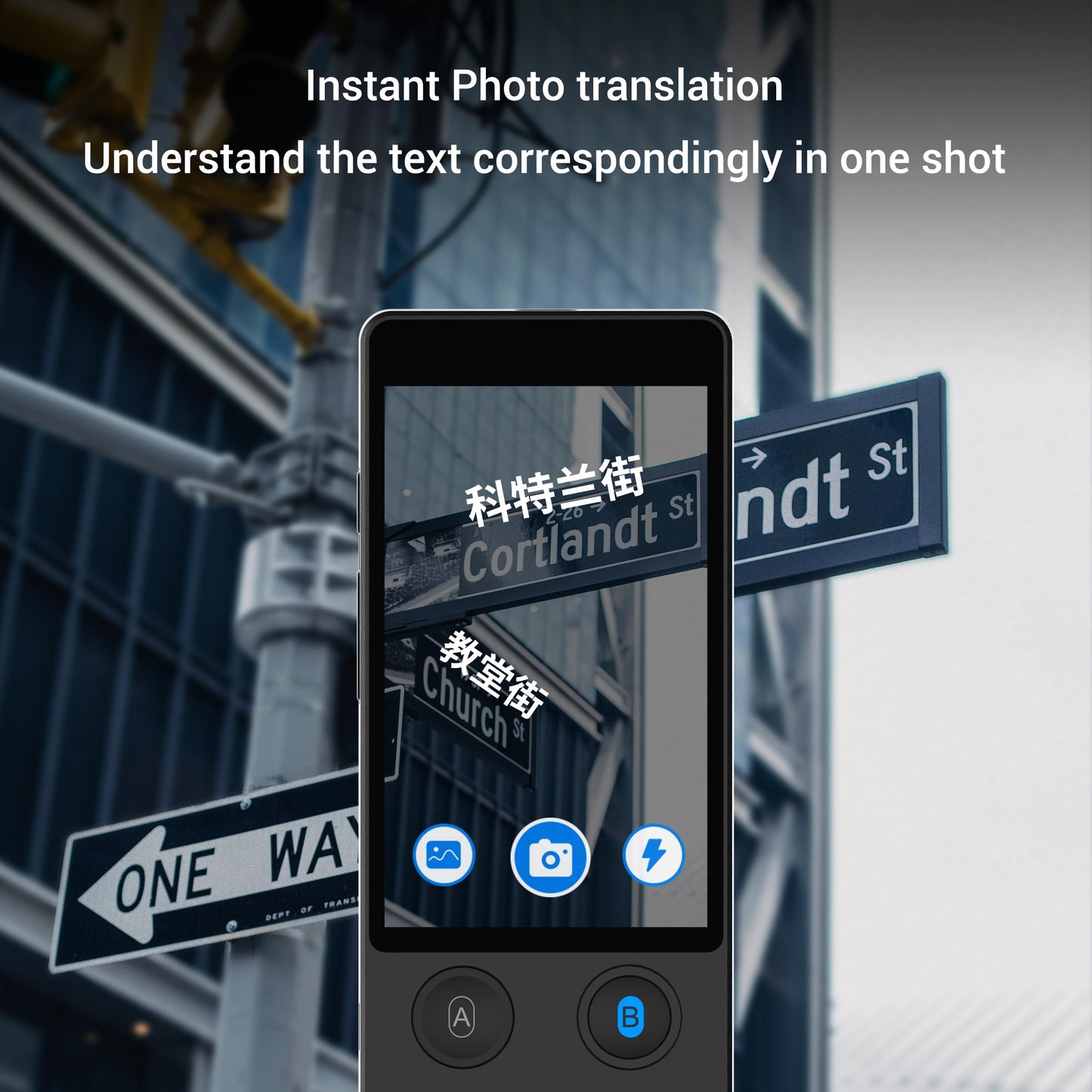 ANFIER Offline Language Translator [Latest AI Language Translator - W12] 144 languages and accents with 3.7-inch touchscreen Instant two-way translation