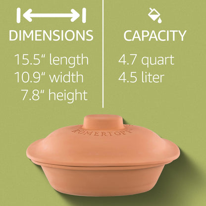 Roman pot roaster Trend ceramic steamer 4.5 L