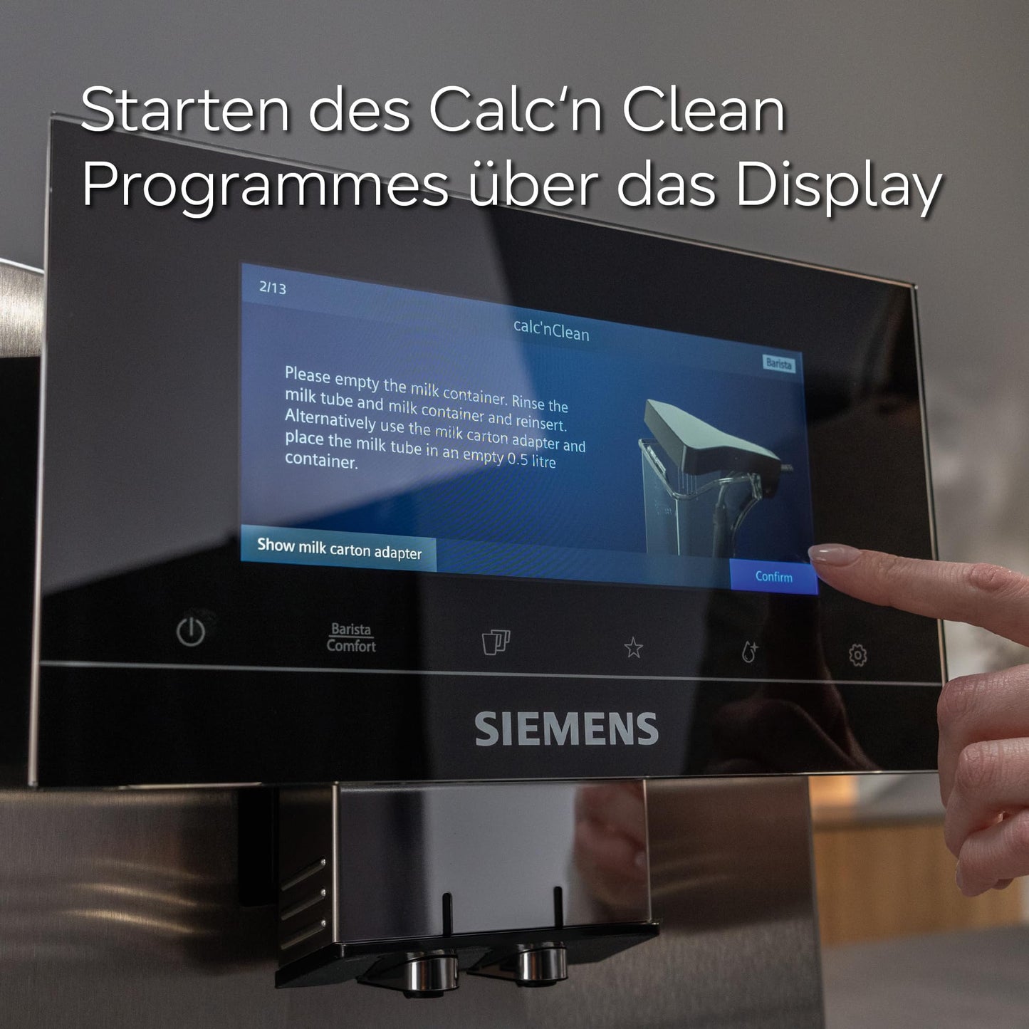 Siemens Multipack TZ80003A, 10 cleaning tablets, 6 descaling tablets, suitable for coffee fully automatic machines of the EQ series, as well as built-in fully automatic machines.