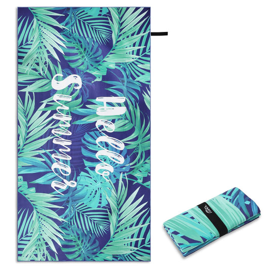 Pameil Beach Towel XXL Microfiber Bath Towel 200x100cm, Microfiber Beach Towel Compact and Sandproof, Lightweight and Quick Drying Travel Towel for the Beach, Gym, Travel, Sauna